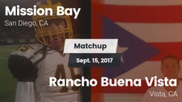 Matchup: Mission Bay vs. Rancho Buena Vista  2017