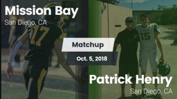 Matchup: Mission Bay vs. Patrick Henry  2018