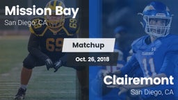 Matchup: Mission Bay vs. Clairemont  2018