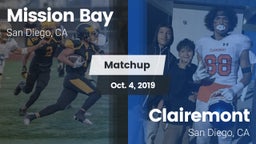 Matchup: Mission Bay vs. Clairemont  2019