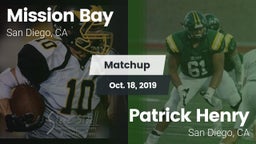 Matchup: Mission Bay vs. Patrick Henry  2019