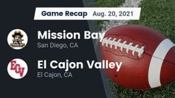 Recap: Mission Bay  vs. El Cajon Valley  2021