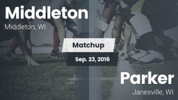 Matchup: Middleton vs. Parker  2016
