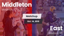 Matchup: Middleton vs. East  2016