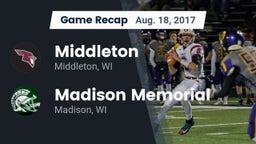 Recap: Middleton  vs. Madison Memorial  2017