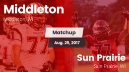 Matchup: Middleton vs. Sun Prairie 2017