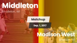 Matchup: Middleton vs. Madison West  2017
