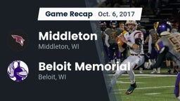 Recap: Middleton  vs. Beloit Memorial  2017