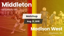 Matchup: Middleton vs. Madison West  2018