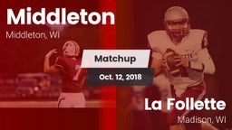 Matchup: Middleton vs. La Follette  2018