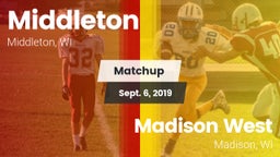 Matchup: Middleton vs. Madison West  2019