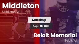 Matchup: Middleton vs. Beloit Memorial  2019