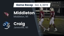 Recap: Middleton  vs. Craig  2019