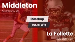 Matchup: Middleton vs. La Follette  2019
