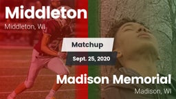 Matchup: Middleton vs. Madison Memorial  2020