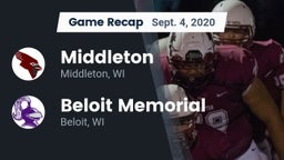 Recap: Middleton  vs. Beloit Memorial  2020