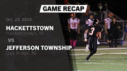 Recap: Hackettstown  vs. Jefferson Township  2015