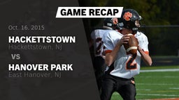 Recap: Hackettstown  vs. Hanover Park  2015