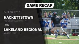 Recap: Hackettstown  vs. Lakeland Regional  2016