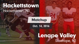 Matchup: Hackettstown vs. Lenape Valley  2016