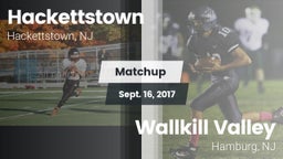 Matchup: Hackettstown vs. Wallkill Valley  2017