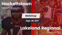 Matchup: Hackettstown vs. Lakeland Regional  2017