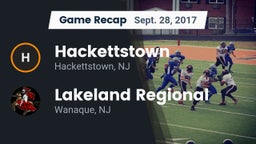 Recap: Hackettstown  vs. Lakeland Regional  2017