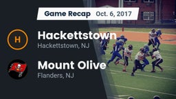 Recap: Hackettstown  vs. Mount Olive  2017