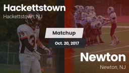 Matchup: Hackettstown vs. Newton  2017