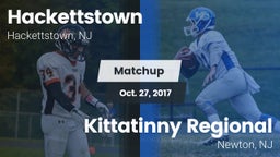 Matchup: Hackettstown vs. Kittatinny Regional  2017