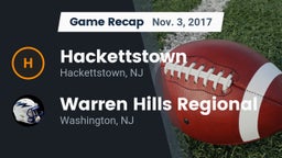 Recap: Hackettstown  vs. Warren Hills Regional  2017
