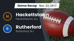 Recap: Hackettstown  vs. Rutherford  2017