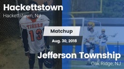 Matchup: Hackettstown vs. Jefferson Township  2018