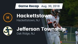Recap: Hackettstown  vs. Jefferson Township  2018