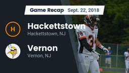 Recap: Hackettstown  vs. Vernon  2018