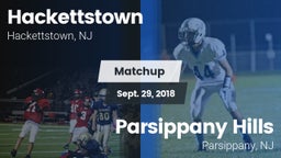 Matchup: Hackettstown vs. Parsippany Hills  2018