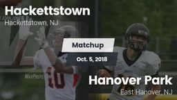 Matchup: Hackettstown vs. Hanover Park  2018
