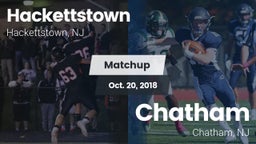 Matchup: Hackettstown vs. Chatham  2018