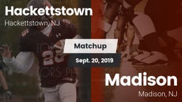 Matchup: Hackettstown vs. Madison  2019