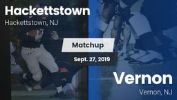 Matchup: Hackettstown vs. Vernon  2019