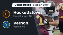 Recap: Hackettstown  vs. Vernon  2019
