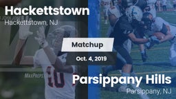 Matchup: Hackettstown vs. Parsippany Hills  2019