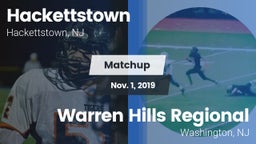 Matchup: Hackettstown vs. Warren Hills Regional  2019