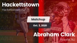 Matchup: Hackettstown vs. Abraham Clark  2020