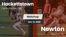 Matchup: Hackettstown vs. Newton  2020
