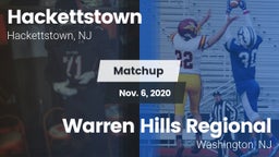 Matchup: Hackettstown vs. Warren Hills Regional  2020