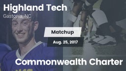 Matchup: Highland Tech vs. Commonwealth Charter 2017