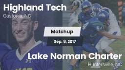 Matchup: Highland Tech vs. Lake Norman Charter  2017