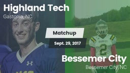 Matchup: Highland Tech vs. Bessemer City  2017