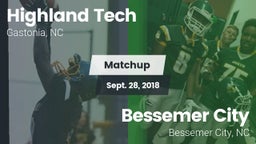 Matchup: Highland Tech vs. Bessemer City  2018